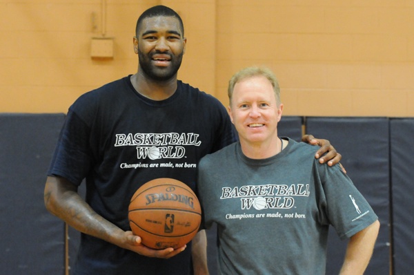 Paul Wissel with Kyle O'Quinn